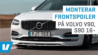 Monterar add-on frontspoiler till Volvo S90, V90 16-