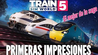 Primeros minutos de Train Sim World 5. Pinta muy muy bien