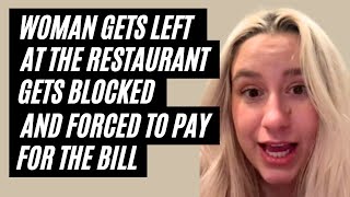 Woman Gets BRUTALLY Rejected By A Man And Gets Left To Pay For The Bill At The Restaurant