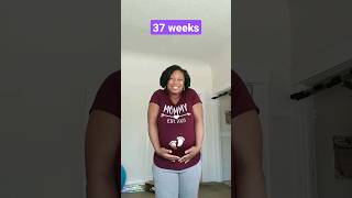 37 Weeks of Pregnancy🤰🏾 #MommyFever #pregnancy #babybump #pregnantbelly #maternity #ftm #lifeisrocqi