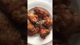 CRISPY Baked Chicken Wings #shorts | Bites of Beri