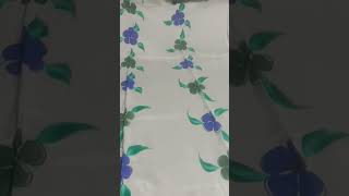 pure muslin sut with brush. paint with pure dupatta order no 9050185420