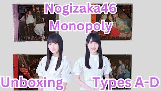 Unboxing Nogizaka46 Monopoly Limited Editions Type A-D