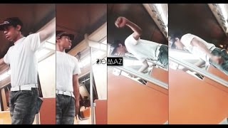 El Justin Timberlake venezolano bailando N'Sync y LocoMía en el Metro de Caracas