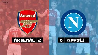 Arsena vs Napoli (2-0) Arsenal completely dominates Napoli at the Emirates 11/4/19