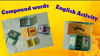 Compound words English activity|DIY|Kindergarten