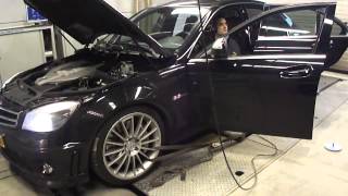 Mercedes C63 AMG (467 HP / 589 NM) - Dyno Run at Beek Auto Racing