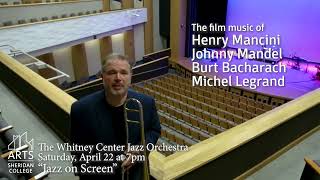 WHITNEY CENTER JAZZ ORCHESTRA Promo - Saturday, 22 April 2023, 7p MT