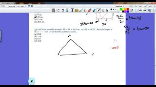 Sec.1 (H.W. Solving Right angled Triangle) "Trigonometry"