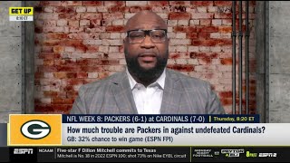 ESPN GET UP | Marcus Spears 'on fire' UNBEATEN Kyler Murray faces Rodgers in Cardinals vs Packers