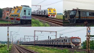 Beautiful 🥰 EMU Trains On ER Bandel to Barddhaman Route + Indian Railways