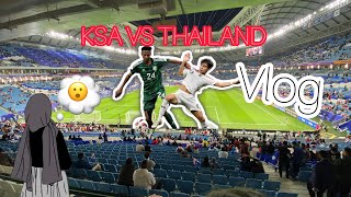 "Epic Clash: My Vlog from the KSA vs. Thailand Football Showdown!" || AFC Asia cup 2023 ||