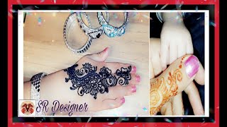 Simple mehndi design for kids hand. Mehndi by SR Designer.