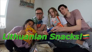 Tasting Lithuanian Snacks