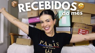 RECEBIDOS DO MÊS com muita novidade | SKIN CARE, MAKE, COMIDAS E MUITO MAIS