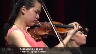 Qing Yu Chen performs Kreisler's Caprice Viennois