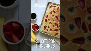 Sheet Pan Pancakes   Breakfast Tips #recipe #breakfast #shorts