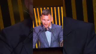 Messi wins ballon dor#shorts #football