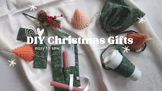 DIY easy Christmas gifts to sew // unique & customised