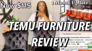 TEMU FURNITURE REVIEW | My HONEST OPINION | TEMU HOME DECOR HAUL