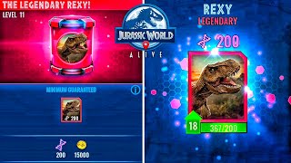 MORE REXY DNA FREE - JURASSIC WORLD ALIVE