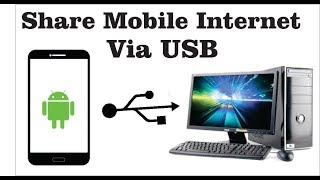 Share Mobile Internet to PC via usb - USB Tethering [Hindi / Urdu]