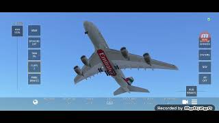 Airbus a380 take off from LAX - infinite flight