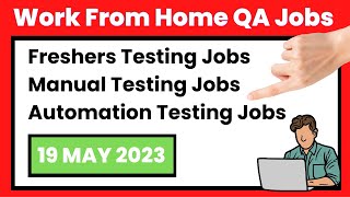 PERMANENT WFH Software Tester Jobs Apply Now! | Manual Testing Jobs | Automation Testing | QA Jobs