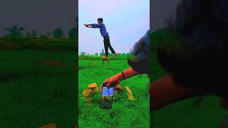 creative videographer पहाड़ पर से कूदता हुआ झरने में लड़का #short #shortvideo