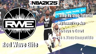 NBA 2k25 - Best MyTeam/Pro-Am Jersey Tutorial - Rod Wave Elite