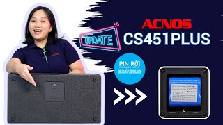 Hướng dẫn tháo lắp hộp pin rời ACNOS CS451Plus | Soncamedia