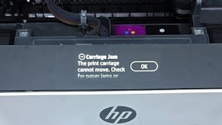 hp Smart Tank 750 710-720 790 Carriage jam error E1 E2 E3 E4 E5 problem #paperjam #Remove All-in One