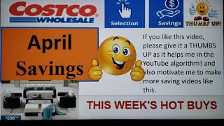 Costco APRIL Savings on Furniture & Electronics  from Today!