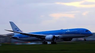 KLM B787-9 DELIVERY FLIGHT LANDING AT SCHIPHOL