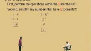 Introduction to Order of Operations Part 1