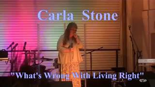 Carla Stone singing What's Wrong With Living Right at the Ncq Convention