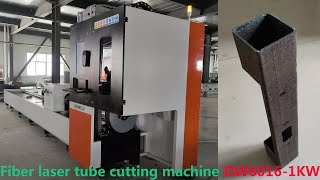 China Tube fiber laser cutting machine 1KW MAX IPG DW6016 DOWEL CNC