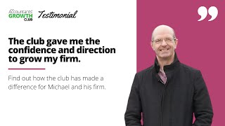 Find out how the club has helped give Michael the confidence and direction to grow his firm