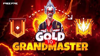 Gold To Grandmaster 🤯 | Rank push 🗿 | Free Fire Gameplay #3 | Free fire Status | #videos