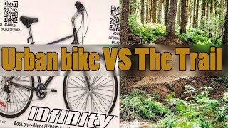 Can a hybrid bike handle this trail?