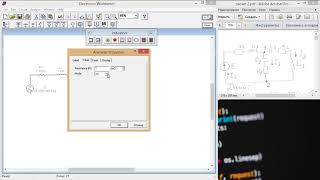 Моделирование цепи переменного тока в программе  Electronics Workbench