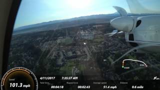 Multi-Engine Takeoff and Climb Out / Twin Tecnam P2006T #Airplanes