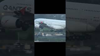 Qantas Airbus A380-800 Landing into Los Angeles [KLAX/LAX] #aviation