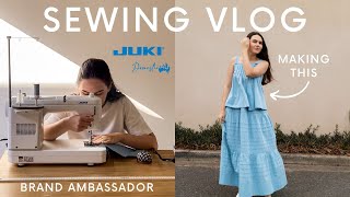 Juki Ambassador | Unboxing Sewing Machines| Sewing a new dress