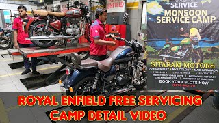 Royal Enfield Free Servicing Camp Detail Video