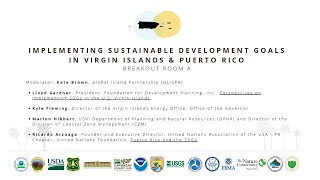 Implementing Sustainable Development Goals in the US Virgin Islands and Puerto Rico