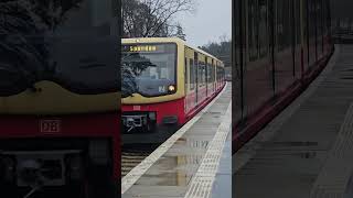 Einfahrt von der S3 Richtung Spandau mit einer 481 von der S-Bahn Berlin