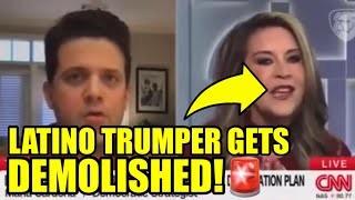 Latina TEARS A “Latino For Trump” TO SHREDS Live On CNN