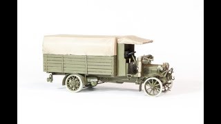 Convoy Albion A10 3 ton British Lorry scale model