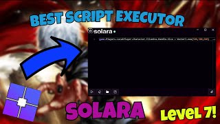 NEW UNDETECTED ROBLOX EXECUTOR! | Solara | FREE EXPLOIT | NO KEY | BYPASSES BYFRON | BLOXSTRAP